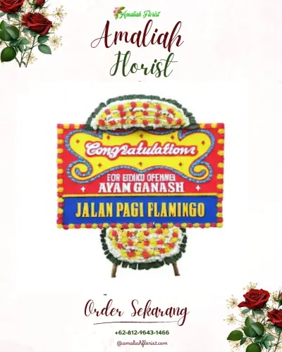 Bunga Papan Congratulation di Cibuaya